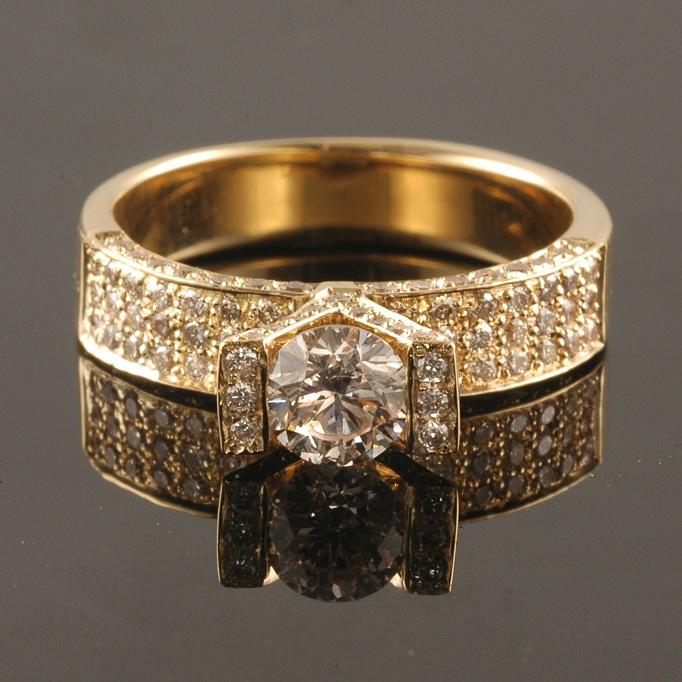 סוליטרים - טבעות אירוסין - SRE-1790 Y